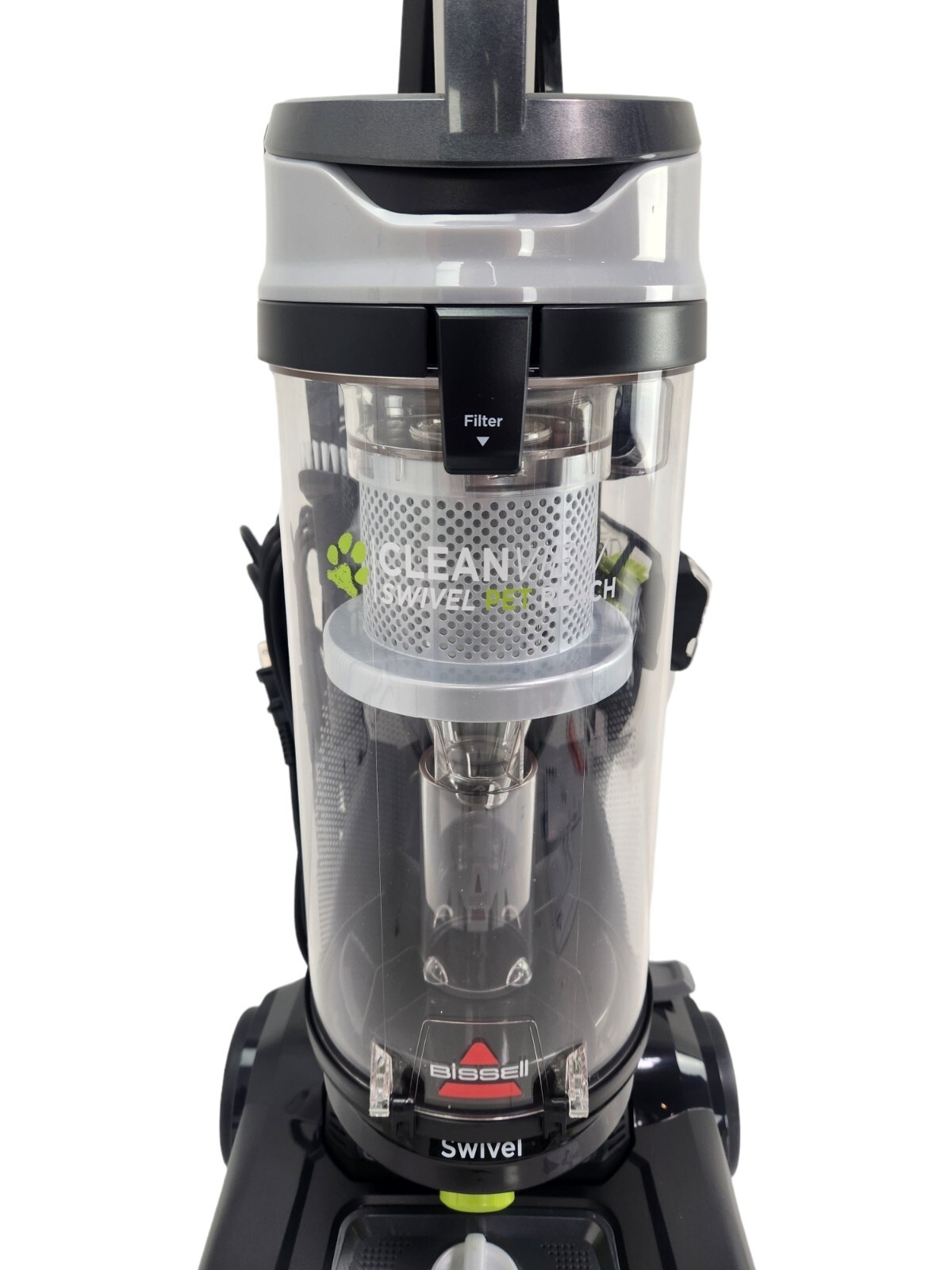 Bissel CleanView Bagless Swivel Pet Reach Vacuum Cleaner 3198A in Lime