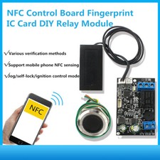 DC Mobile Phone NFC Control Board Fingerprint IC Card DIY Relay Module 13.56mhz