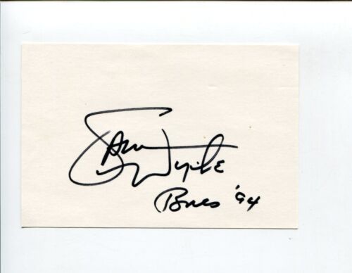 Sam Wyche Cincinnati Bengals Washington Redskins Furman College Signed Autograph - Zdjęcie 1 z 1