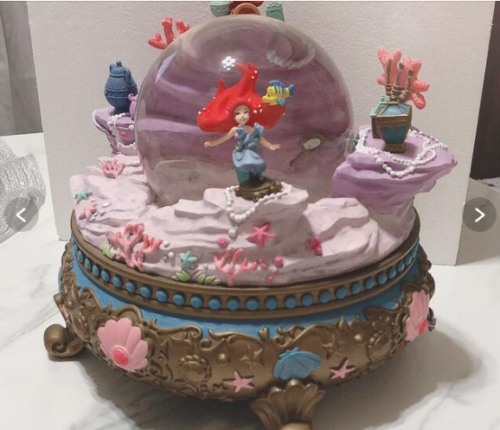 Disney D23 Expo Japan 2018 Ariel Large Snow Globe Music Box Delivery from Japan - 第 1/6 張圖片