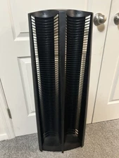 Laserline 140 CD Compact Disc Storage Dual Double Tower Rack Stand Holder