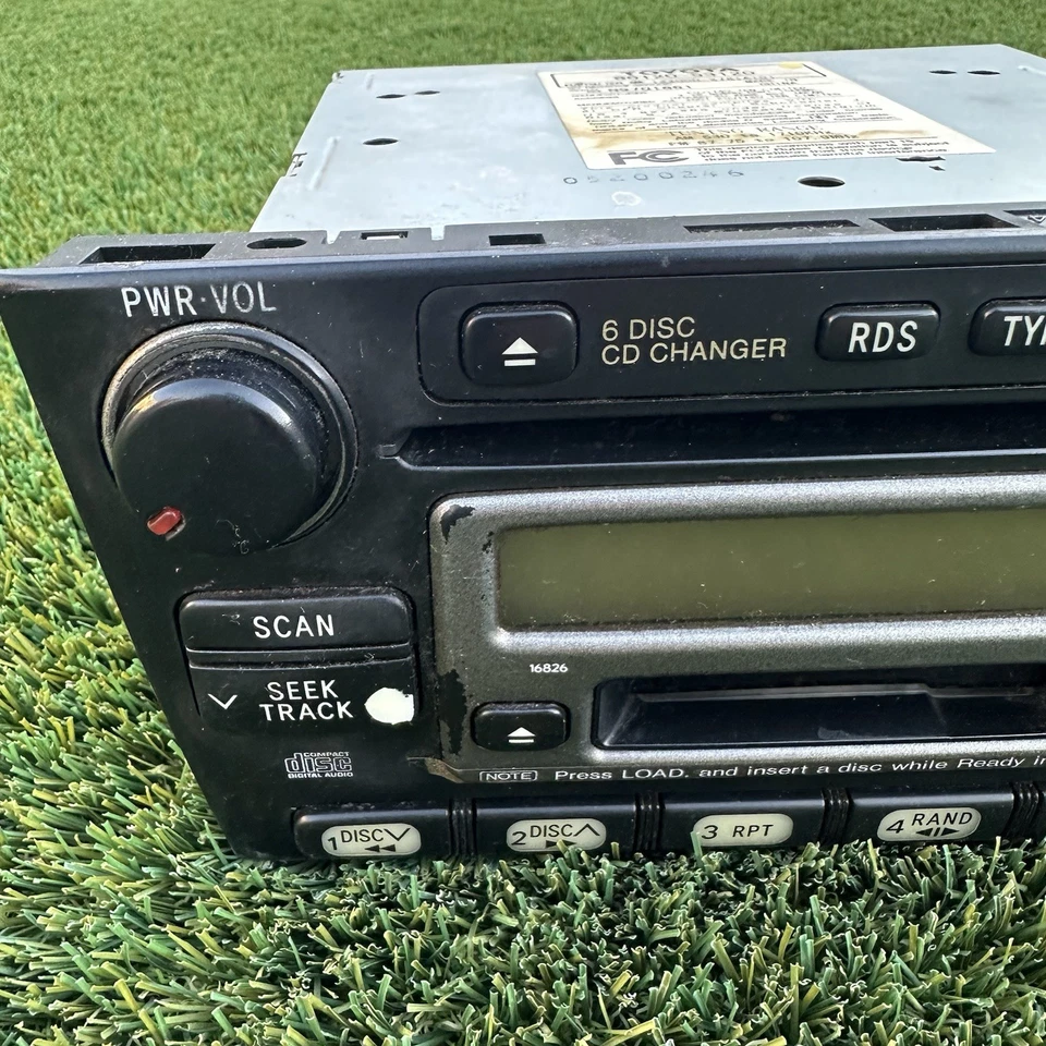 2002-2005 LEXUS IS300 AM FM CD Player Radio Receiver Refurbished 86120-53230 OEM - Image 3 of 4