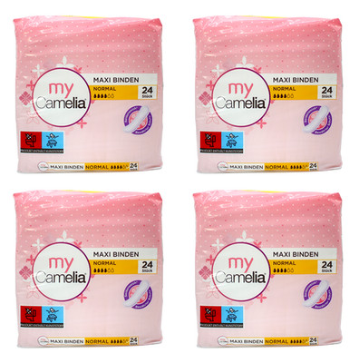 4x my Camelia Maxi Binden Normal , 4x24 Binden EAN5029053563473