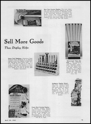 #ad #ad 1941 Damascus Steel Products Corp Rockford Illinois Dasco Tool Display Print Ad $8.43