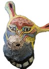 paper Mache Head Unique Handmade Solid Not Hollow — photo 2