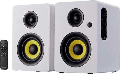 Sanyun Bookshelf Speakers with Studio Mode, 80W, Bluetooth 5.4
