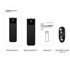 Battery Handle Built in 5000mAh Battery 22.5W Fast Charging for DJI Osmo Pocket3