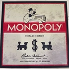Hasbro Monopoly Vintage Edition Restoration Hardware Wood New In Box 2011