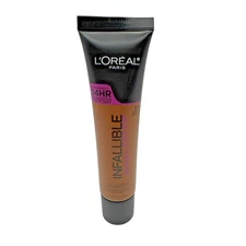 L’Oréal Paris Infallible Total Cover Foundation – Crème Café – 1 fl oz – NEW