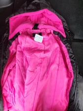 Swiss tech Coat XL 14-16 Pink & Black Warm Coat