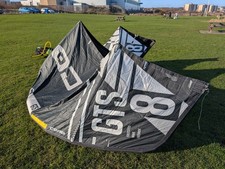 Core GTS5 8m kite - black - used