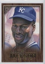 2018 Topps Gallery Wood Bo Jackson #68 3q5