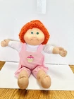 Cabbage Patch Kids 1986 Doll Green Eyes Orange Single Pony Hair HM 15 Minor TLC