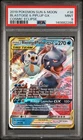 2019 POKEMON SUN & MOON COSMIC ECLIPSE #38 BLASTOISE & PIPLUP GX PSA 9