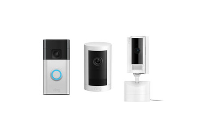 Ring Whole Home Kit Doorbell Outdoor Camera Pan Tilt Indoor Camera WiFi - NEW