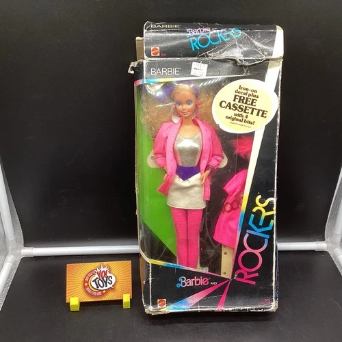 OPEN BOX 100% COMPLETE 1985 BARBIE FROM BARBIE & THE ROCKERS #1140 FIRST EDITION