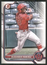 2022 Bowman Prospects #BP-38 Alexander Ramirez Los Angeles Angels 46594