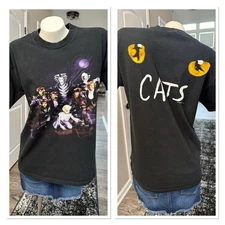 Cats The Musical 1981 Movie Vintage Shirt Womens Sz M Graphic Print