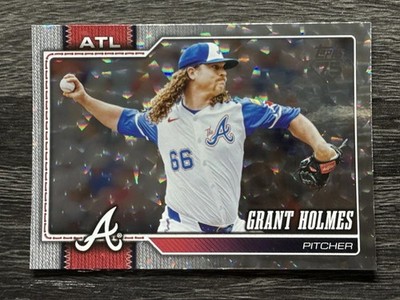 2026 Topps Series 1 - Grant Holmes #182 Silver Crackle Foil
