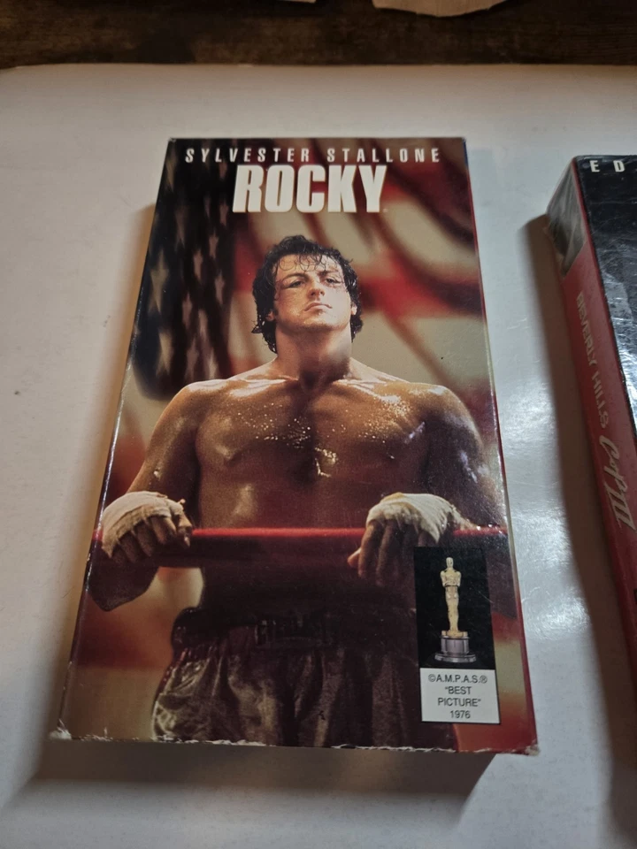 Rocky  (VHS, 2001) 1976 Sylvester Stallone MGM Home Video & Beverly Hills Cop 3 - Image 2 of 4