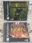 Legacy of Kain PS1 Lot – Soul Reaver & Blood Omen – Complete w/ Manuals