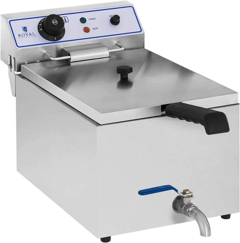 Freidora - 17 litros - para pescado ROYAL CATERING RCEF 15E - Imagen 2 de 4
