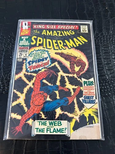 AMAZING SPIDER-MAN ANNUAL KING-SIZE SPECIAL #4 (1967) - Silver Age - GD