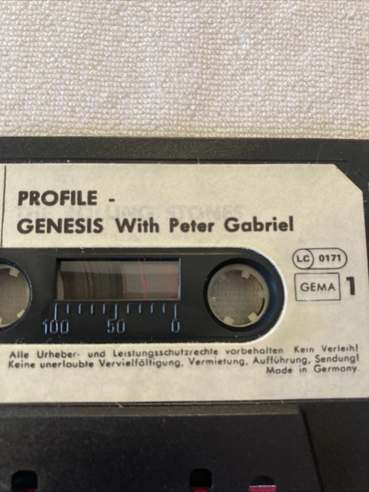 Profile Genesis With Peter Gabriel 1981 Cassette German Import Double Label Read Foto 4 de 4