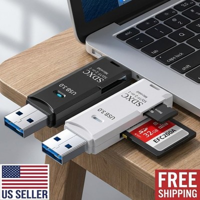 USB3.0 SD Card Reader for PC Micro SD Card to USB Adapter for Camera MemoryC***