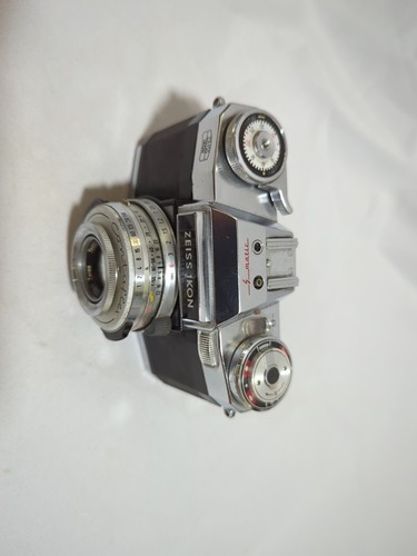 Cámara Zeiss Ikon Contaflex Alemania Carl Zeiss Tessar 1:2.8 f 45 envíos rápidos - Imagen 2 de 14
