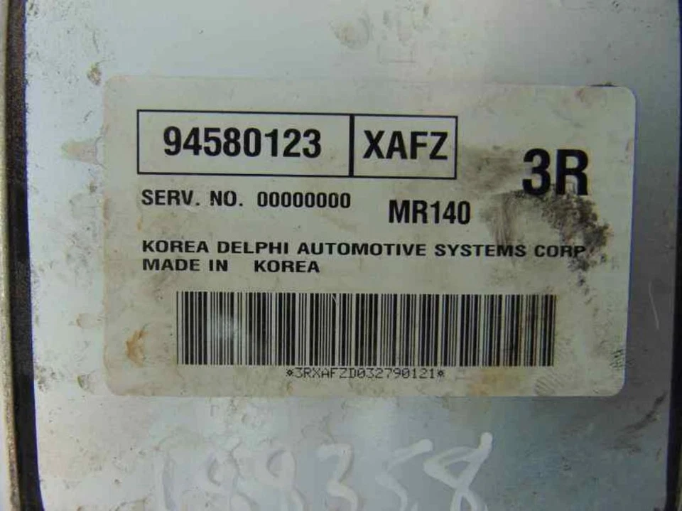 94580123 Centralina Motore per DAEWOO NUBIRA BERLINA CDX 2004 188358 - Immagine 3 di 3