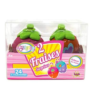 Splash Toys BANANA'S Fruit Strawberry/Lemon Pack of 2, 30832, Yellow, Red