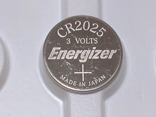 5 BULK ENERGIZER CR2025 CR 2025  3v Lithium Battery MADE IN JAPAN Expire 11/2031