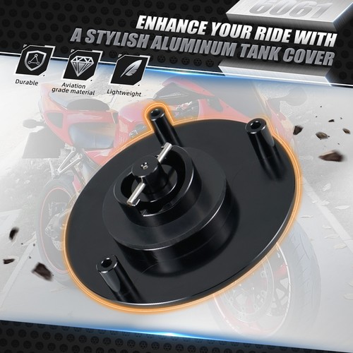 Aluminum Fuel Gas Cover Filler Cap For Honda CBR600RR 2003-2015 CBR900 1995-1999 - Picture 6 of 10