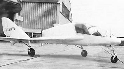 Payen Arbalète Experimental Aircraft Mahogany Wood Model Small New
