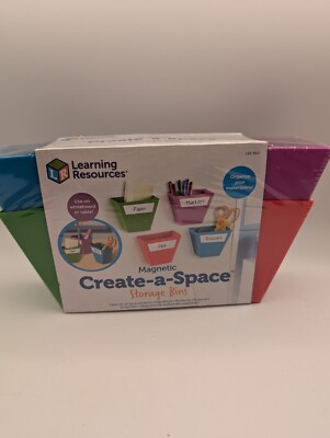 Learning Resources Create-a-Space Storage Bins Keep Your Activities Organized