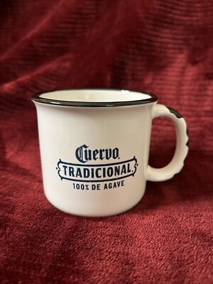 Cuervo Tradicional 100% DE AGAVE Ceramic Coffee Cup Mug