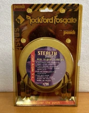 Rockford Fosgate RP-4010 .5 meter 20 inch RCA w/ Turn on Signal Cable Old School