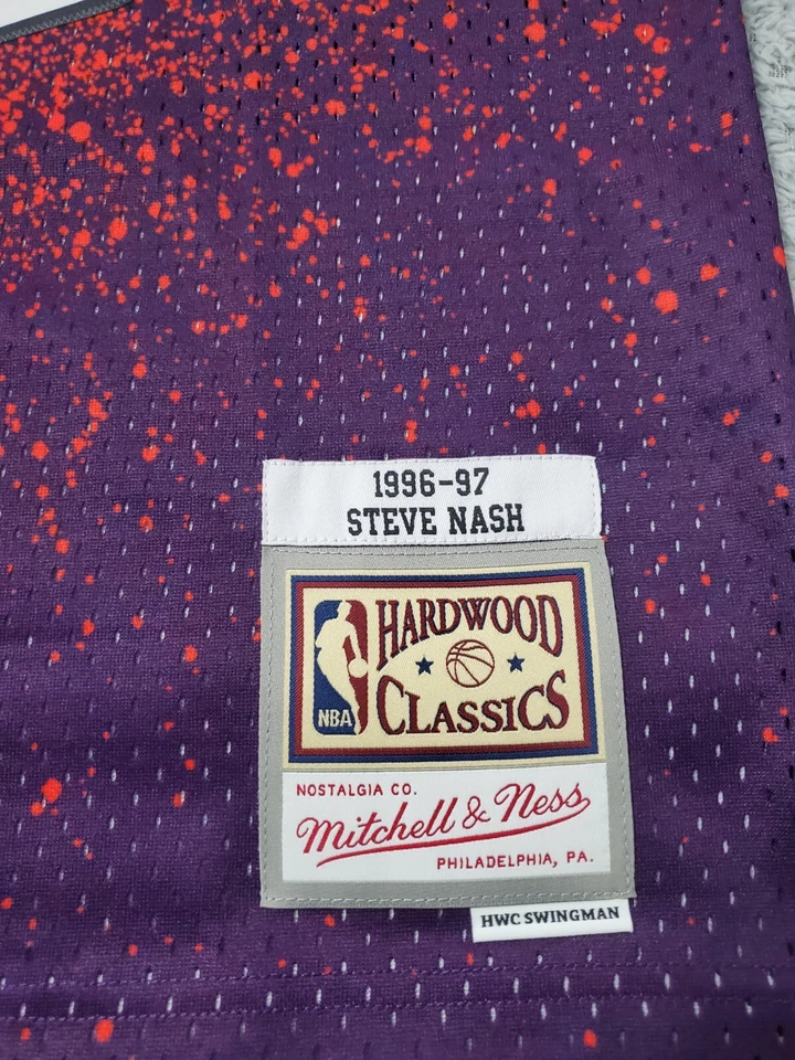 NUEVA CAMISETA STEVE NASH Mitchell & Ness 1996-97 dorada M-XL $135 SUNS Mavs Swingman Foto 2 de 4