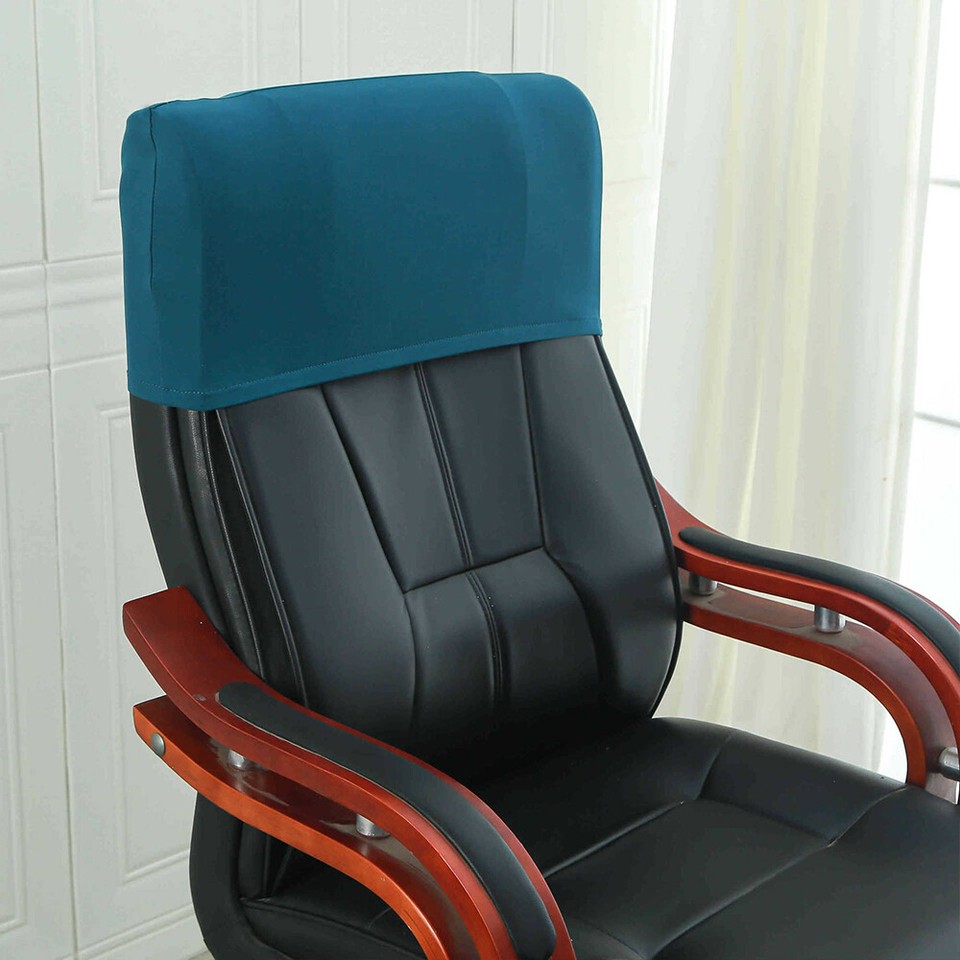Head Pillow Cover Chair Back Cover Office Chair Backrest Cover Dust
