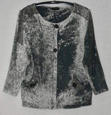 Lagenlook Jacke/Blazer made in Italy 100%Baumwolle. - Bild 1 von 4
