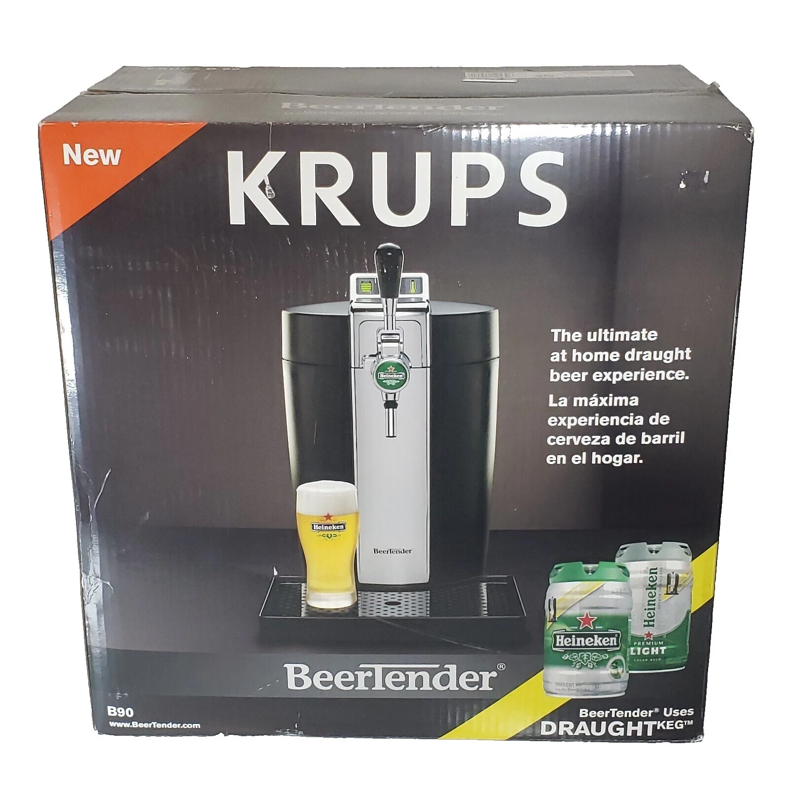 Dispensadores de Cerveza y licor Krups Negro