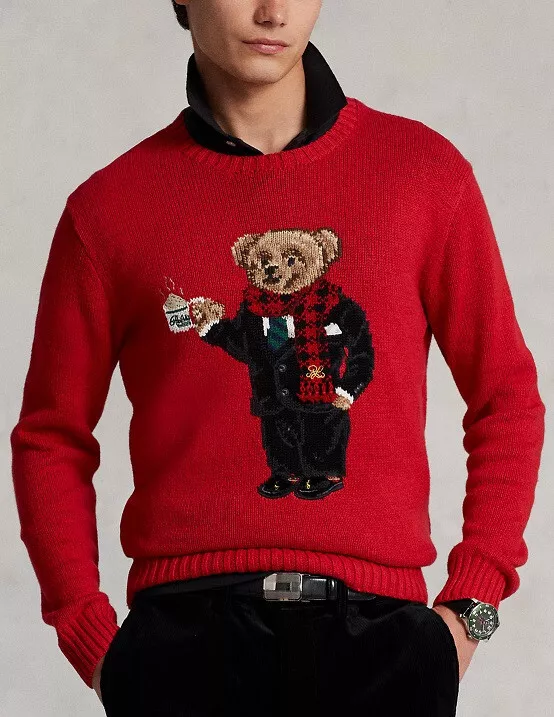 Polo Ralph Lauren Men's Lunar Year Polo Bear Sweater - L