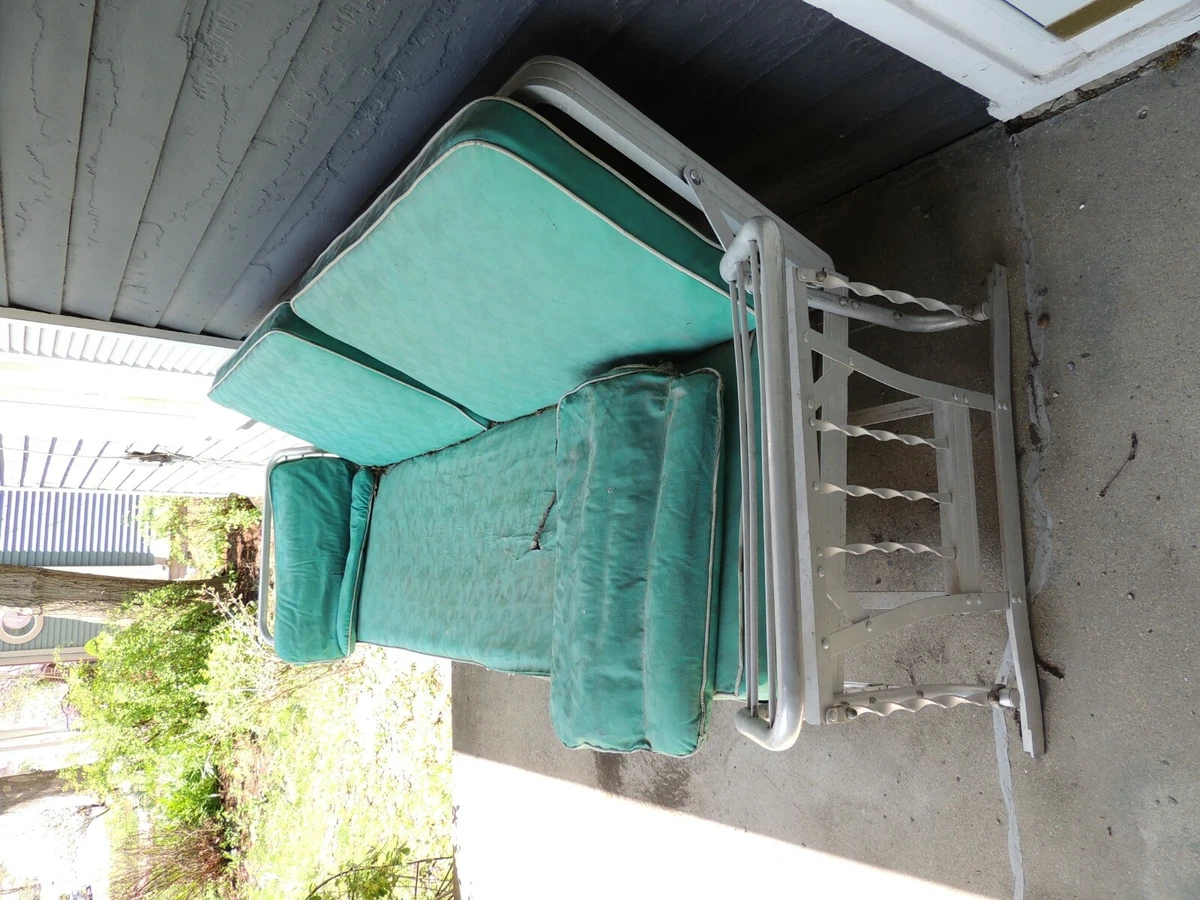 Vintage Glider Sofa Cushions Baci Living Room