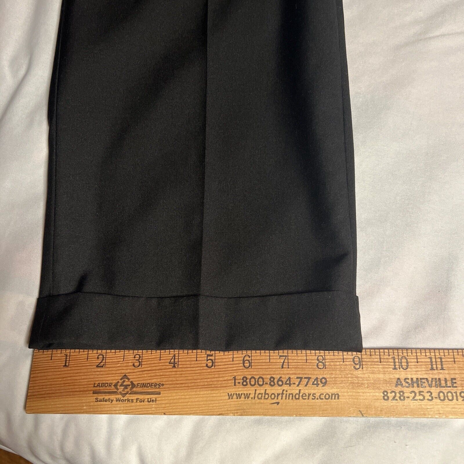 Louis Raphael Braggi Black Polyester Blend Pleate… - image 10