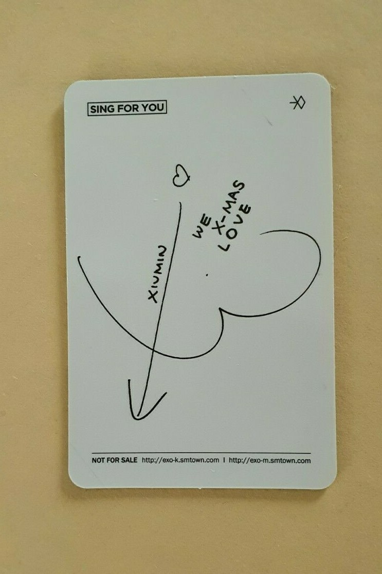 EXO Exodus & Sing for you Official Photocard Photo card - Baekhyun