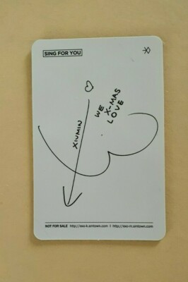 EXO Exodus & Sing for you Official Photocard Photo card - Baekhyun