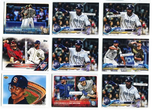Padres, Tatis, Gwynn, Alomar, Paddock, Hedges, Rookie Lot #A 224 Card Lot - Picture 23 of 24
