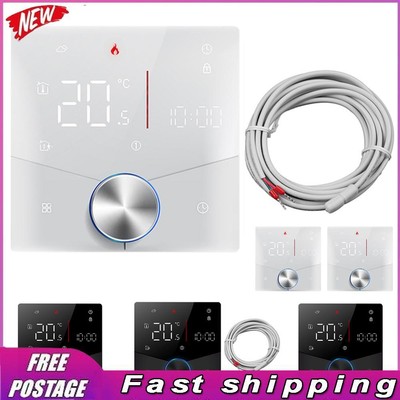 Smart Heating Knob Thermostat IP20 Protection Level Child Lock ECO Mode for Home