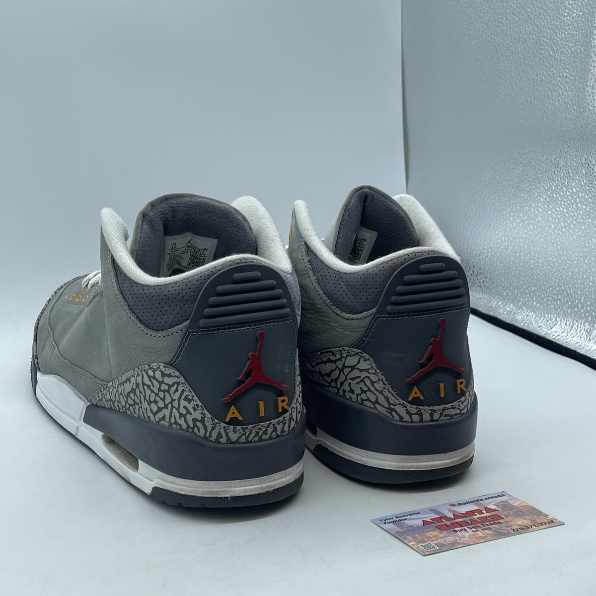 stockx air jordan 3 cool grey